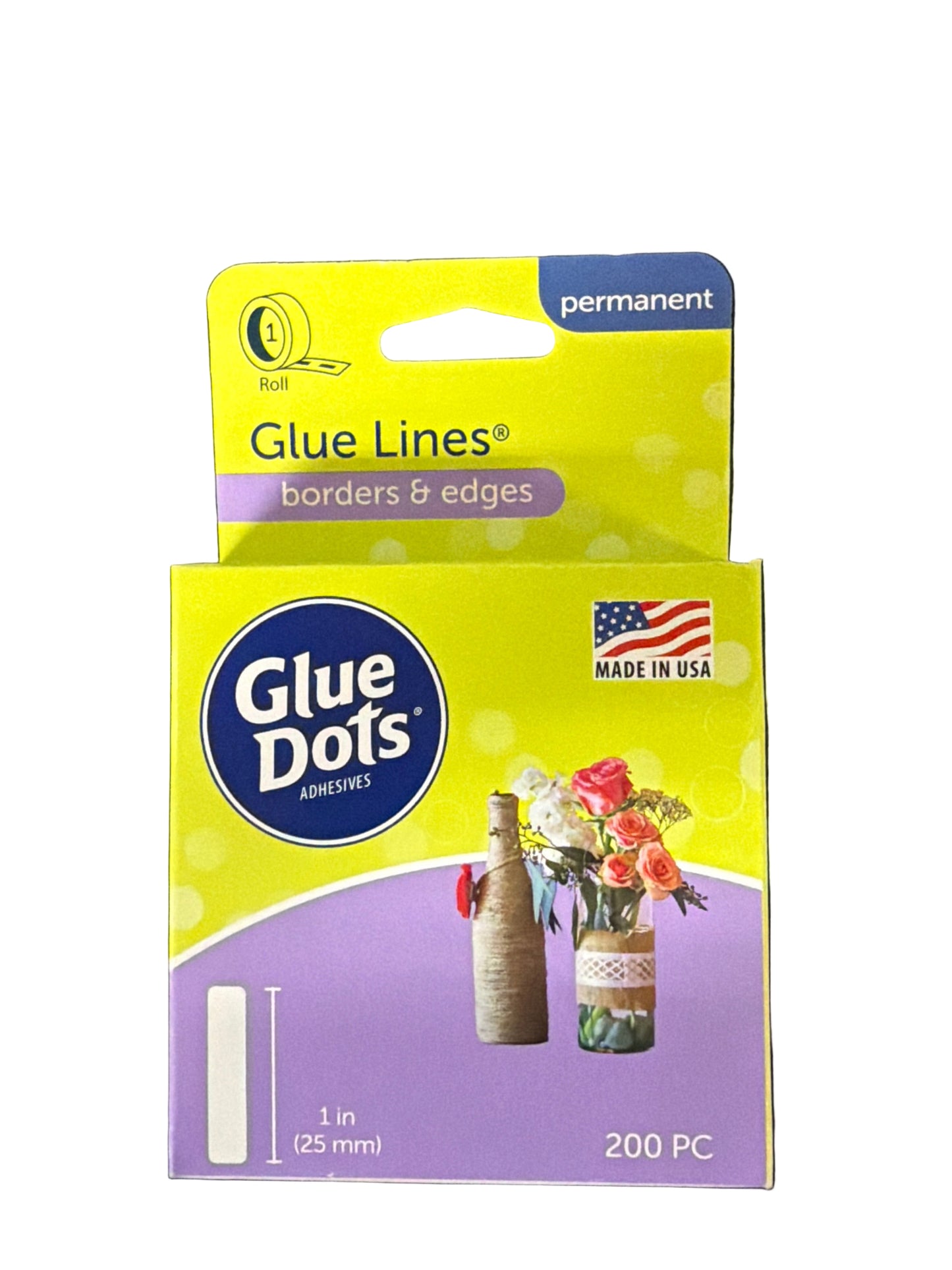 GLUE DOTS 1" ADHESIVE GLUE LINES 200 PCS
