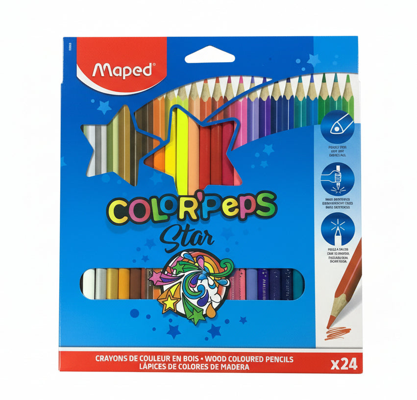 Color'Peps Star | 24 pc Triangualr