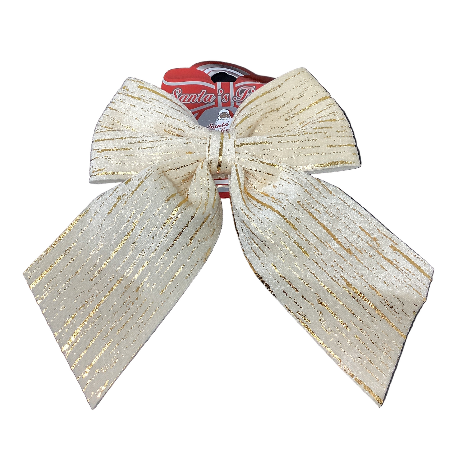 BOW METALLIC PRINT 24x29CM 1PC LT G