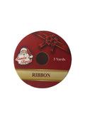 CHRISTMAS RIBBON 3YD SATIN
