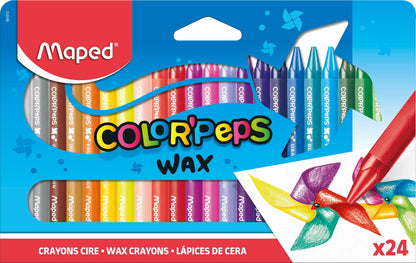Maped Crayons Triangular Assorted Color PQ.24