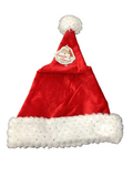 SANTA HAT PLUSH DBL CUFF W/ SQNS 38