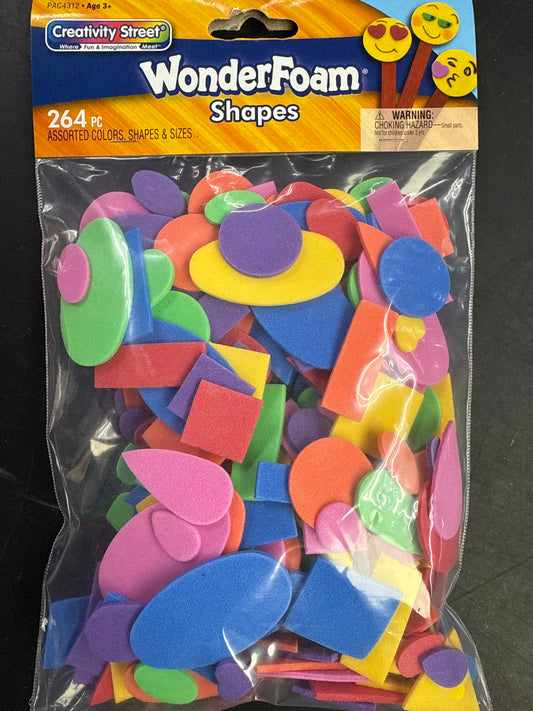 CREATIVITY STREET WONDER FOAM SHAPES 264PCS