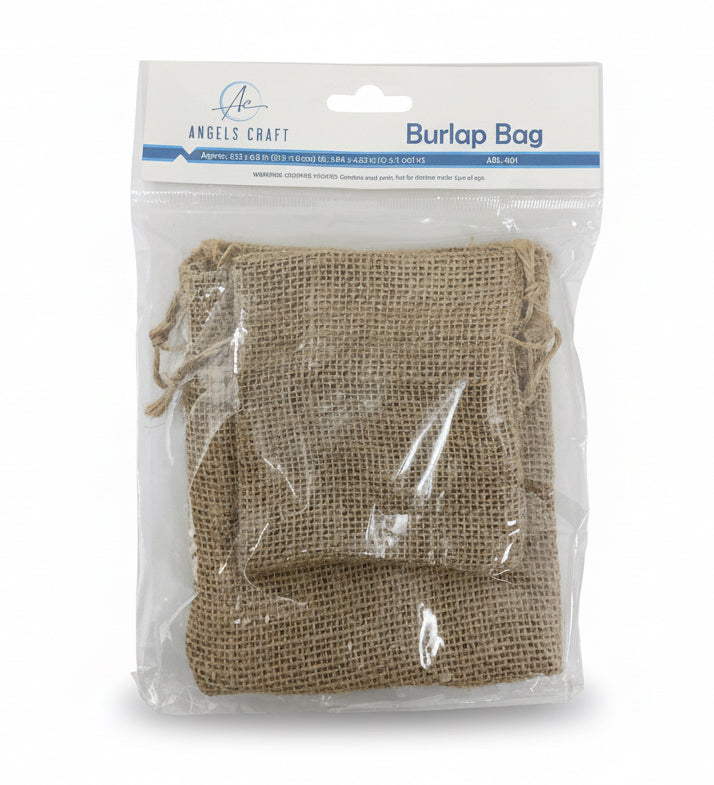 Burlap Bag | 2 SIZES (5X6IN/3 1/2X4IN)