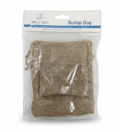 Burlap Bag | 2 SIZES (5X6IN/3 1/2X4IN)