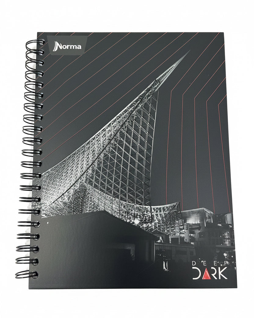 Libreta Argollada Deep Dark Gde 10 Sub. Durabook 400 PG