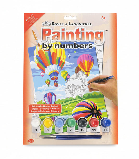 PAINTING BY NUMBERS HOT AIR BALLOONS 10 PC