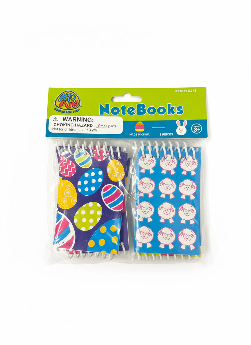 EASTER NOTEBOOKS/8-PC