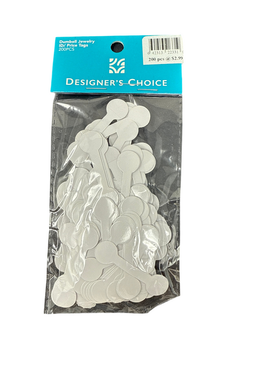 DUMBELL JEWERLY ID, PRICE TAG
