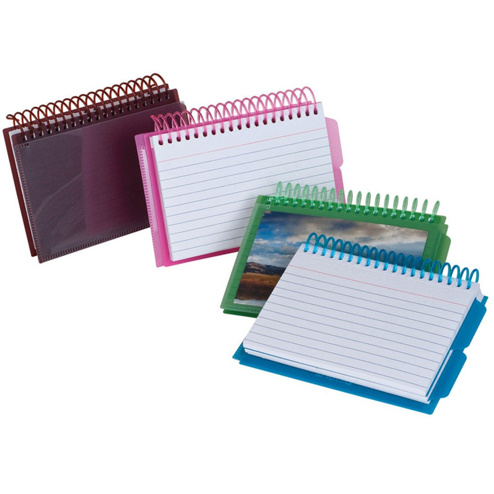 Index Cards Spiral with Poly Cover 3" X 5" PQ.50 - JA Riollano