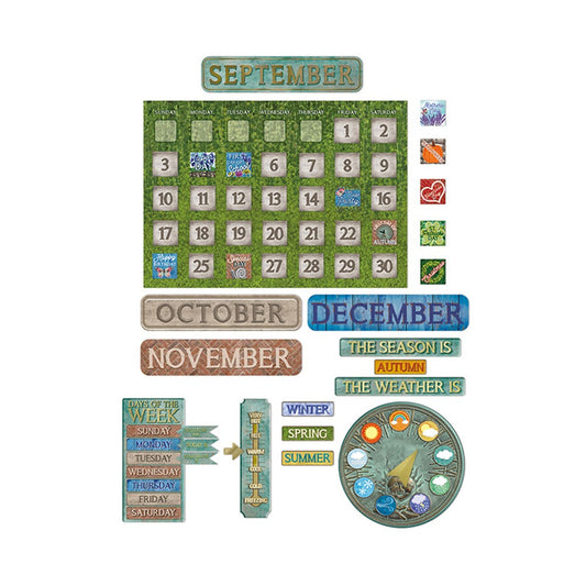 CURIOSITY GARDEN CALENDAR BULLETIN BOARD