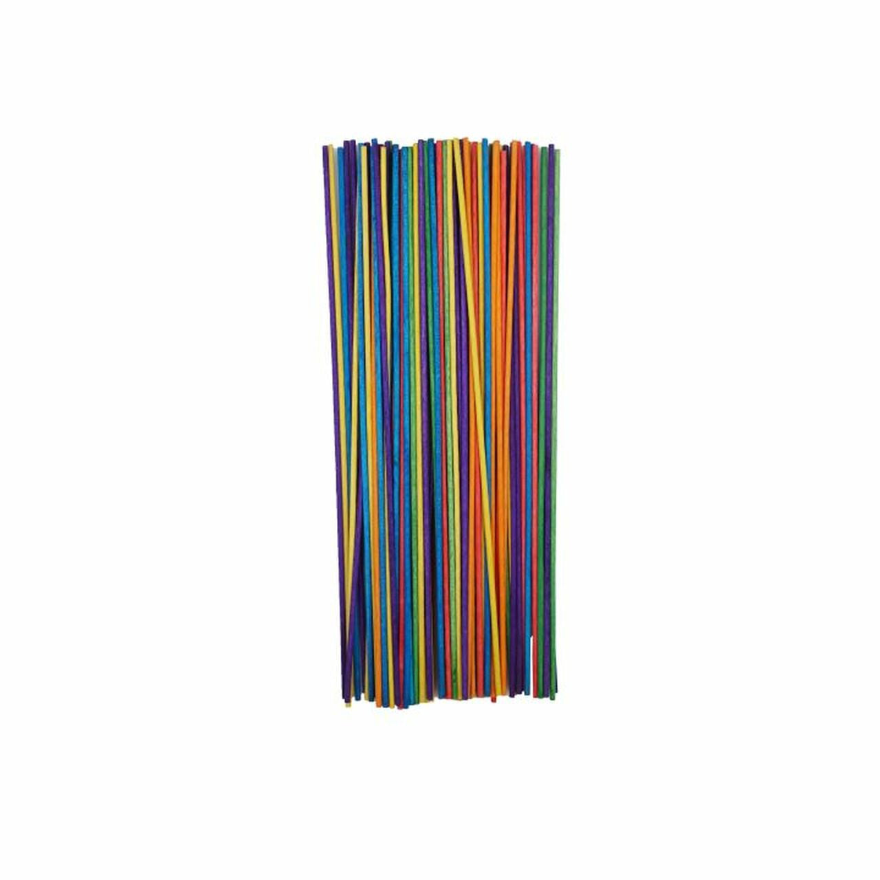 DOWEL STICK ASSORTED COLORS 80 PC