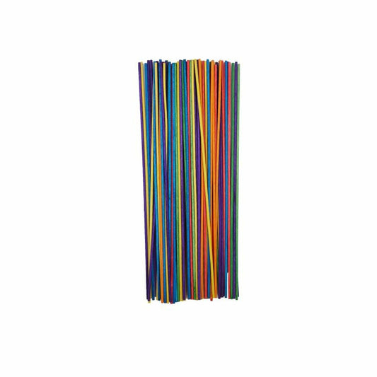 DOWEL STICK ASSORTED COLORS 80 PC