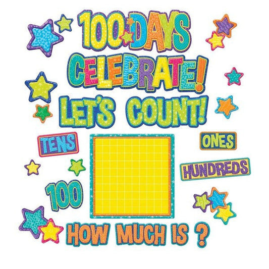 COLOR MY WORLD 100 DAYS BULLETIN SET