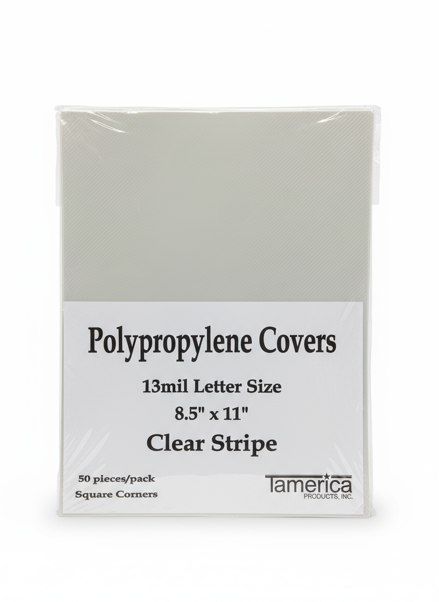 COVER CLEAR STRIPES 13M 50 PC