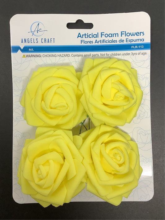 Foam Yellow Roses