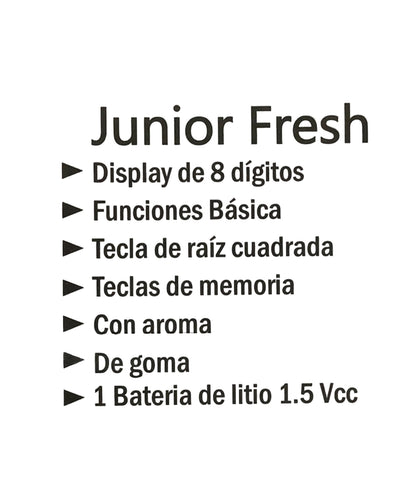 Calculadora Royal 3 piezas CA700| Junior Fresh | CE 250