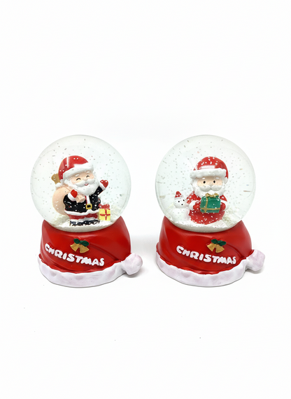 SNOW GLOBE EGZ75 9CM 6PC DISPLAY