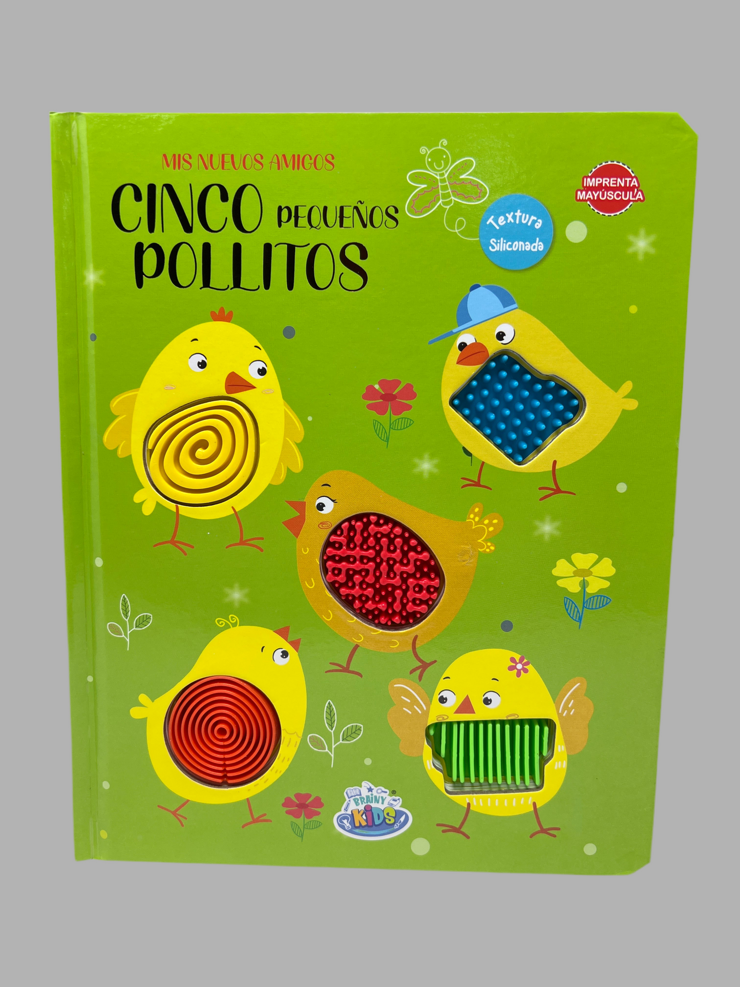 LIBRO TEXTURAS CINCO POLLITOS