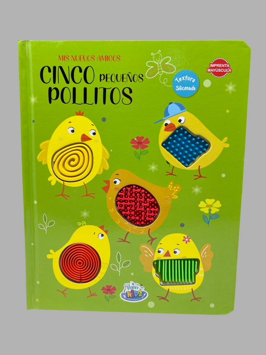LIBRO TEXTURAS CINCO POLLITOS
