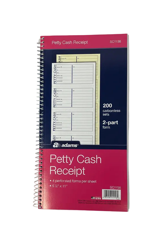 Petty Cash Receipt Book | 200 sheet | NCR | 2pt