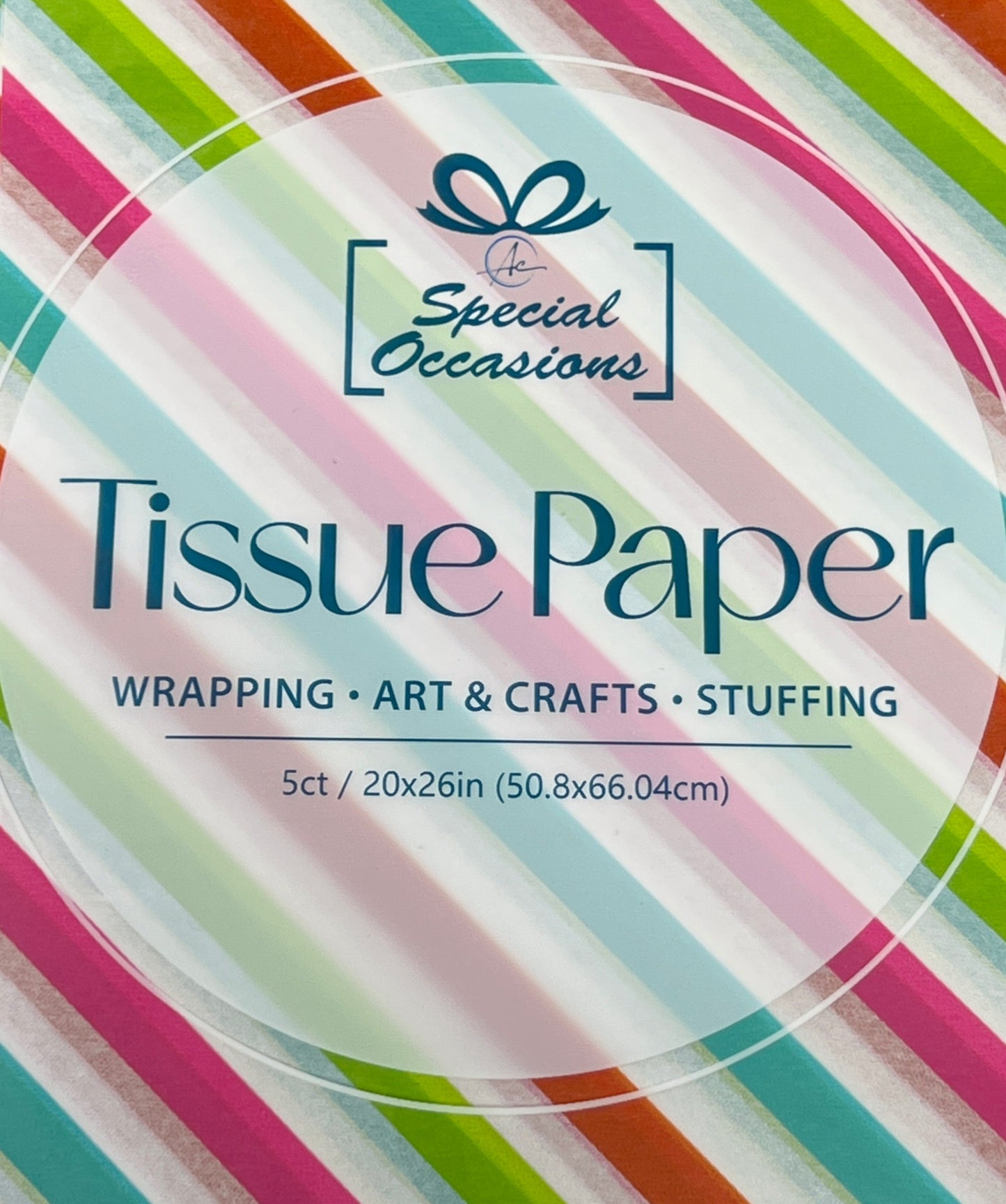 TISSUE PAPER WITH PATTERN MULTI COLOR