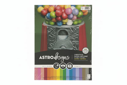 Assorted Colors | 8.5" X 11" | Asst Paper | Pqt.72 | Astrobrights | 65lb – imagen 1 - JA Riollano