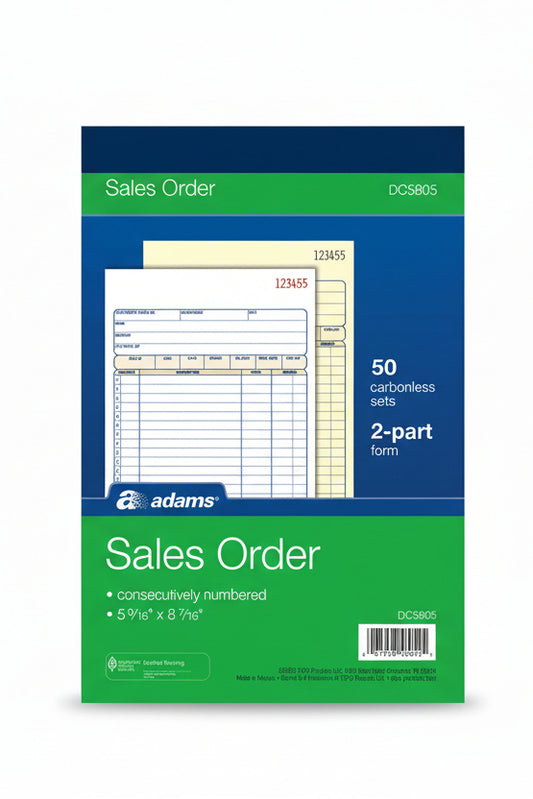 Sales Order Book NCR | 2pt. |  5" X 8"