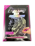 Engraving Art Holographic Unicorn