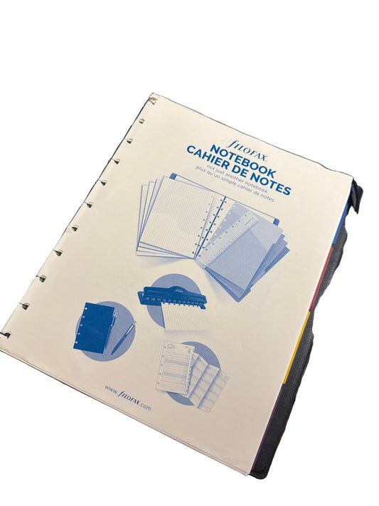 FFAX NOTEBOOK 10-7/8X8-1/2 BLACK