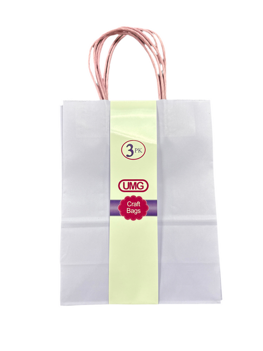 CRAFT GIFT BAG MEDIUM LAVANDER 3PK