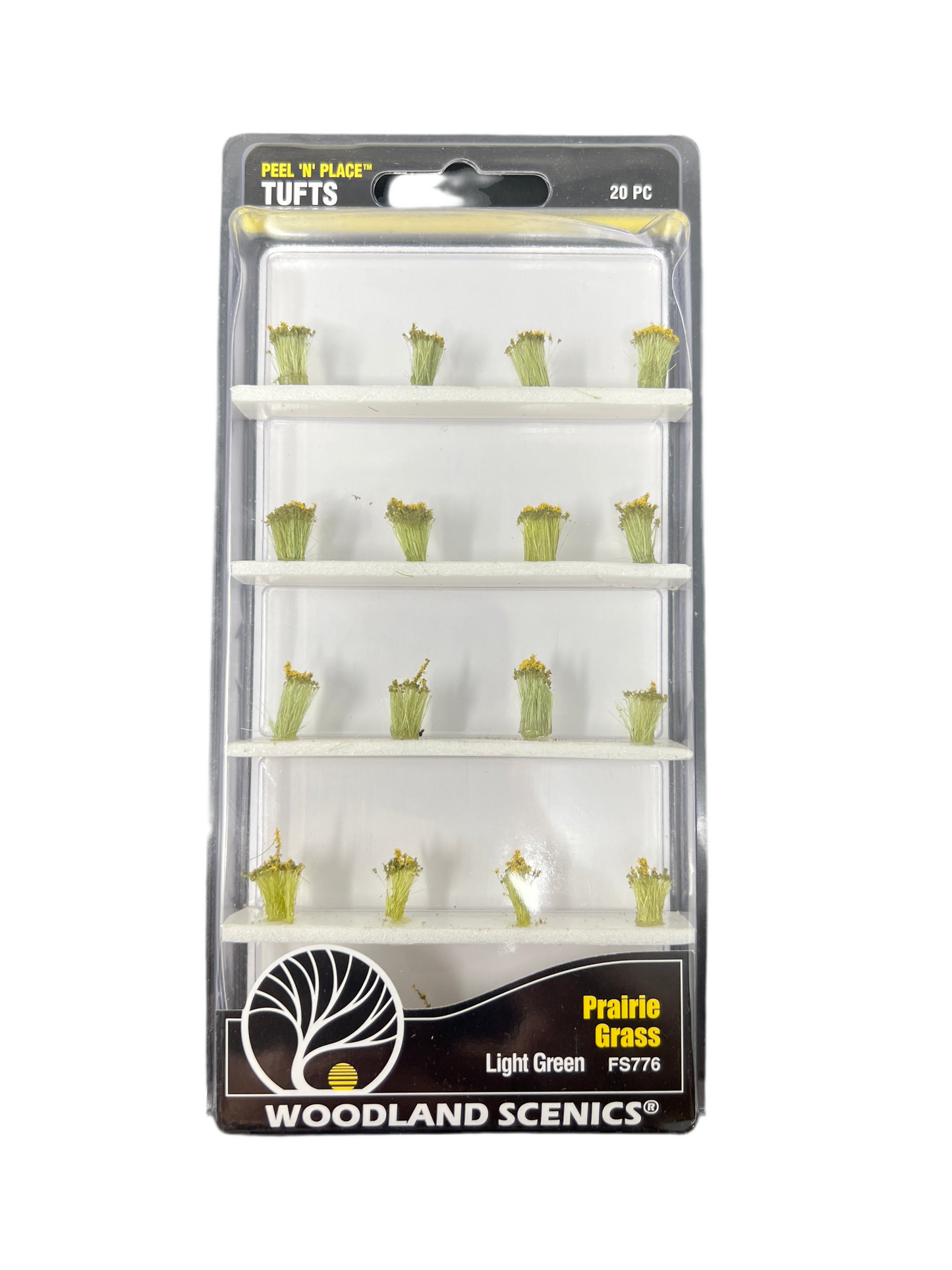 LIGHT GREEN PRAIRIE GRASS 20PCS 1/4"-3/8" W X 3/8"