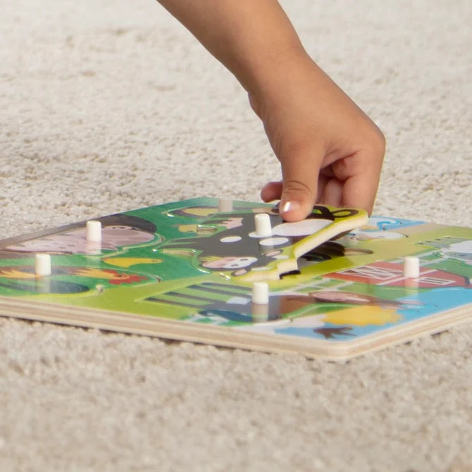 Farm Peg Puzzle - 8 Pieces