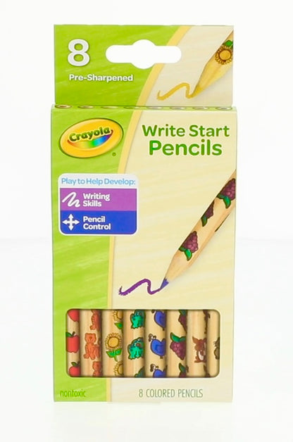 Crayola Write Start Colored Pencils Pkg. 8