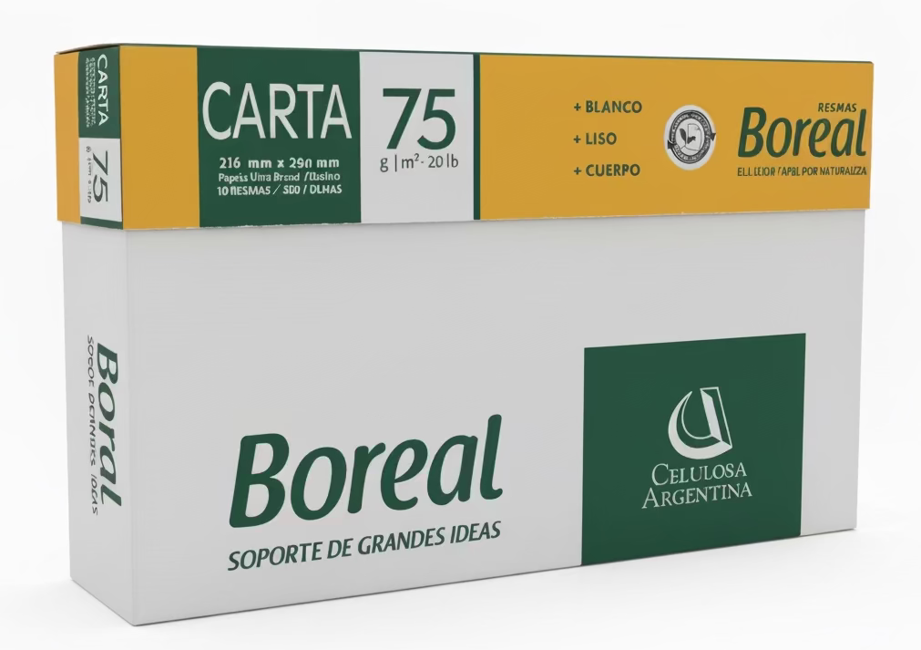 Caja 10 Resma | Papel Copia Blanco | 20lb 8.5" X 11