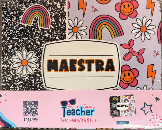 Mouse Pad 9” x 6” Maestra Groovy