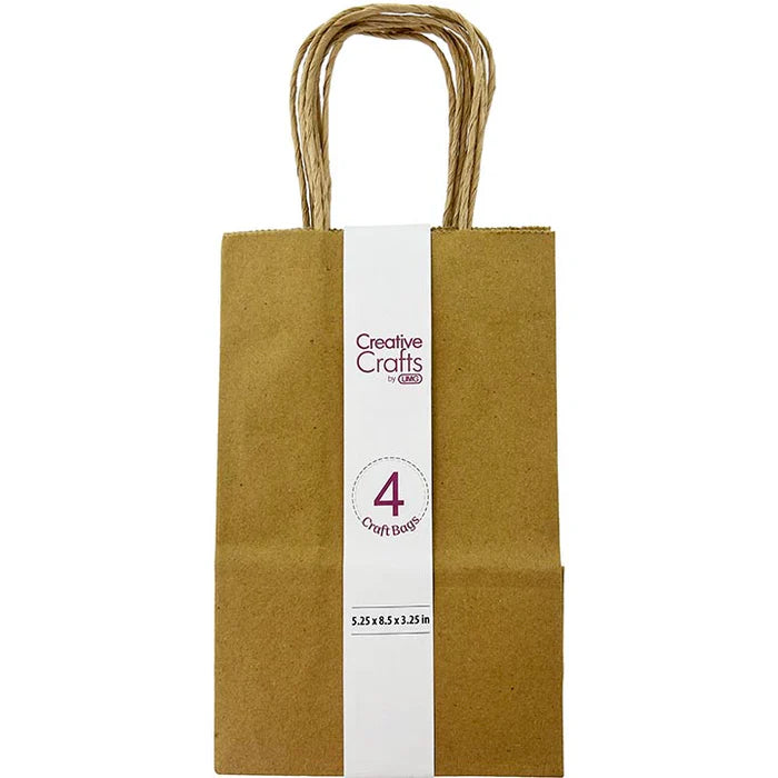 Craft Bag | Small | Natural | 4 pc | 5.24x3.27x8.5IN