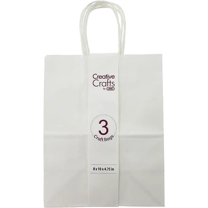 Craft Bag Medium | White | 8x4.75x10in | 3pc