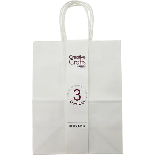 Craft Bag Medium | White | 8x4.75x10in | 3pc