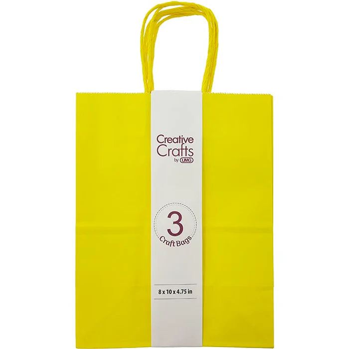 Craft Bag Medium | Yellow | 8x4.75x10in | 3pc