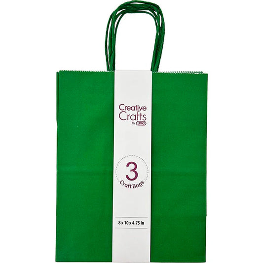 3 Craft Bag Medium | DK GReen | 8 x 4.75 x 10in