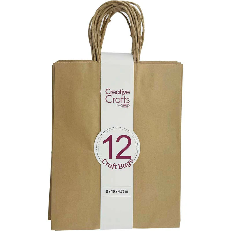 Craft Bag Medium | Natural | 8x4.75in | 12pc