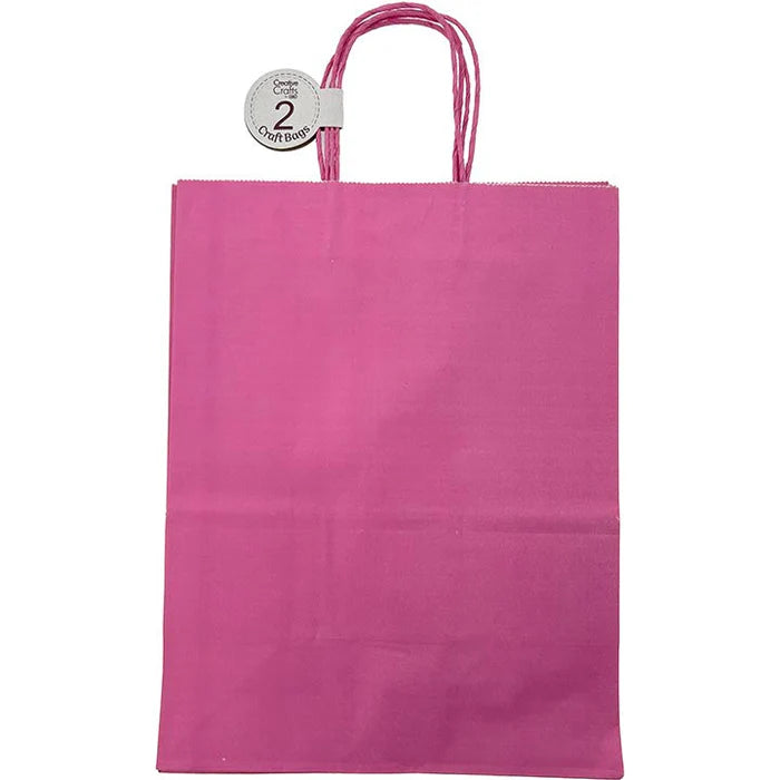 Caft Bag Large | Hot Pink | 10x5.5x13IN | 2pc