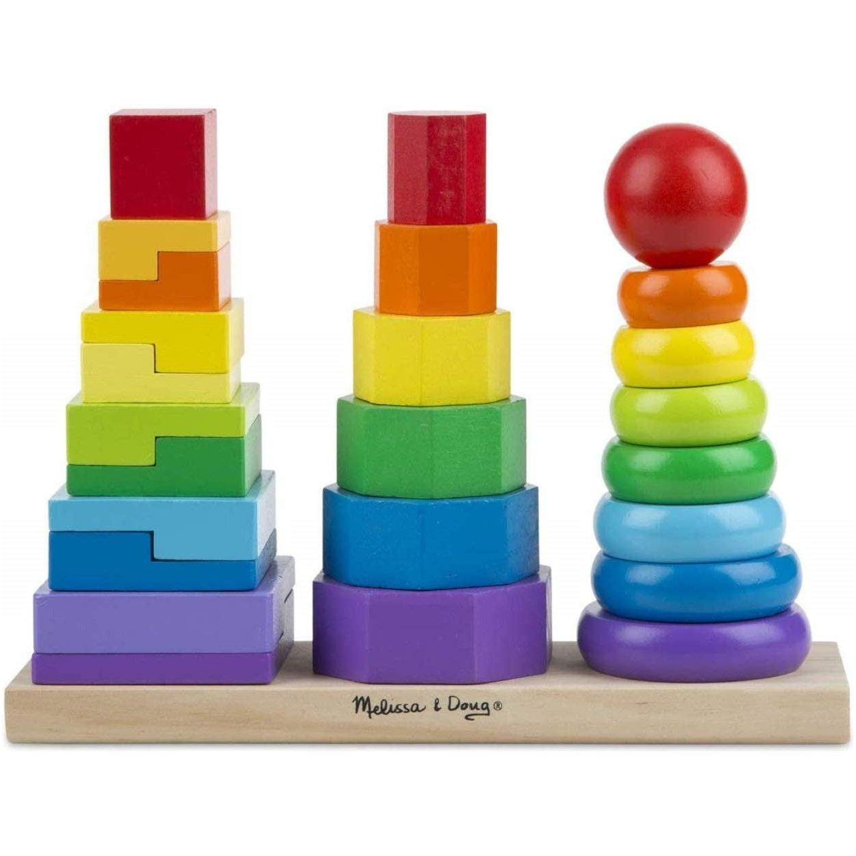 Math Stack Toy GEOMETRIC STACKER TODDLER TOY – JA Riollano Co, Inc. School I Office I ...
