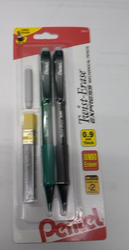 LAPIZ MEC TWIST-ERASE EXPRESS.9-GOMA-PUNTA PQT.2