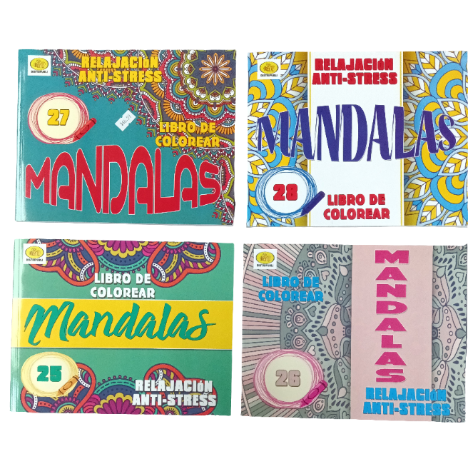 LIBRO DE MANDALAS 96 PAGINAS 5117