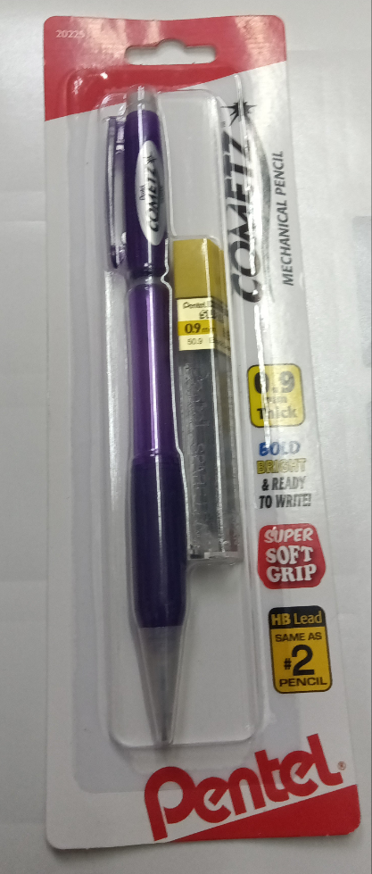 COMETZ™ MECHANICAL PENCIL .9 C/PUNTAS