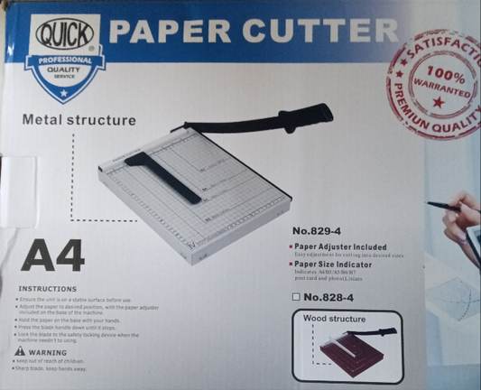 Paper Trimmer, Metal Base | 12 x 10