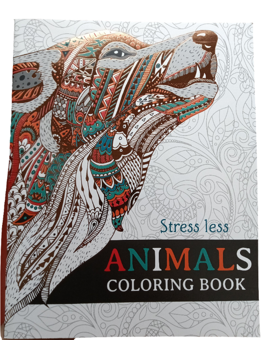 ANIMAL COLORING BOOK FOR ADULTS