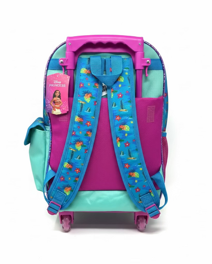 MOCHILA PRIMARIA CON RUEDAS INFANTIL FEMENINO DISNEY MOANA